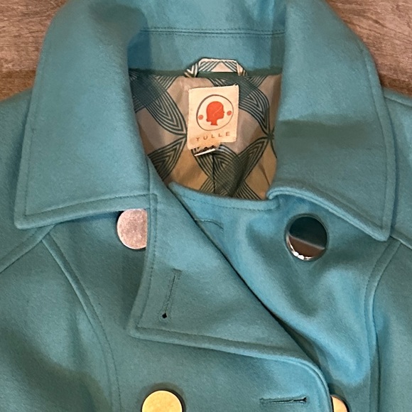 Tulle Womens Pea Coat - Picture 4 of 4